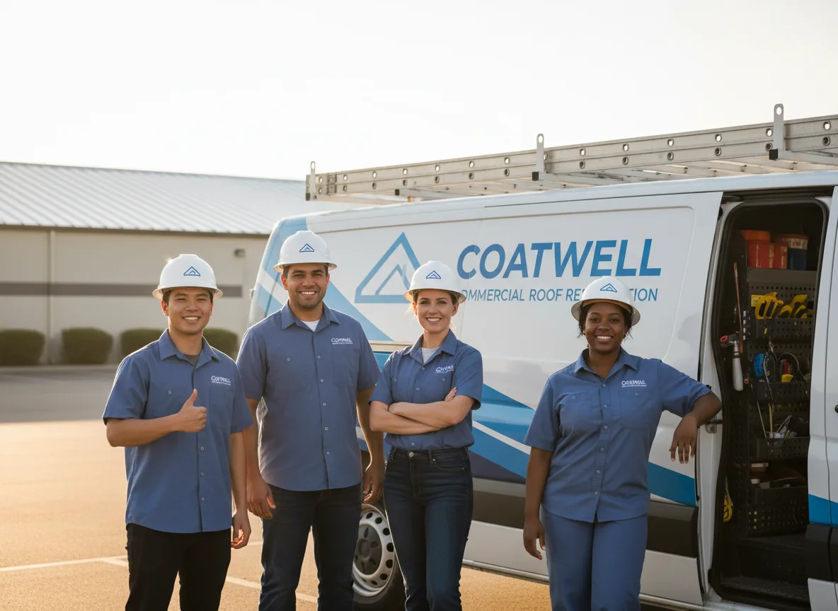 Commercial roof coating company in Melrose, IA